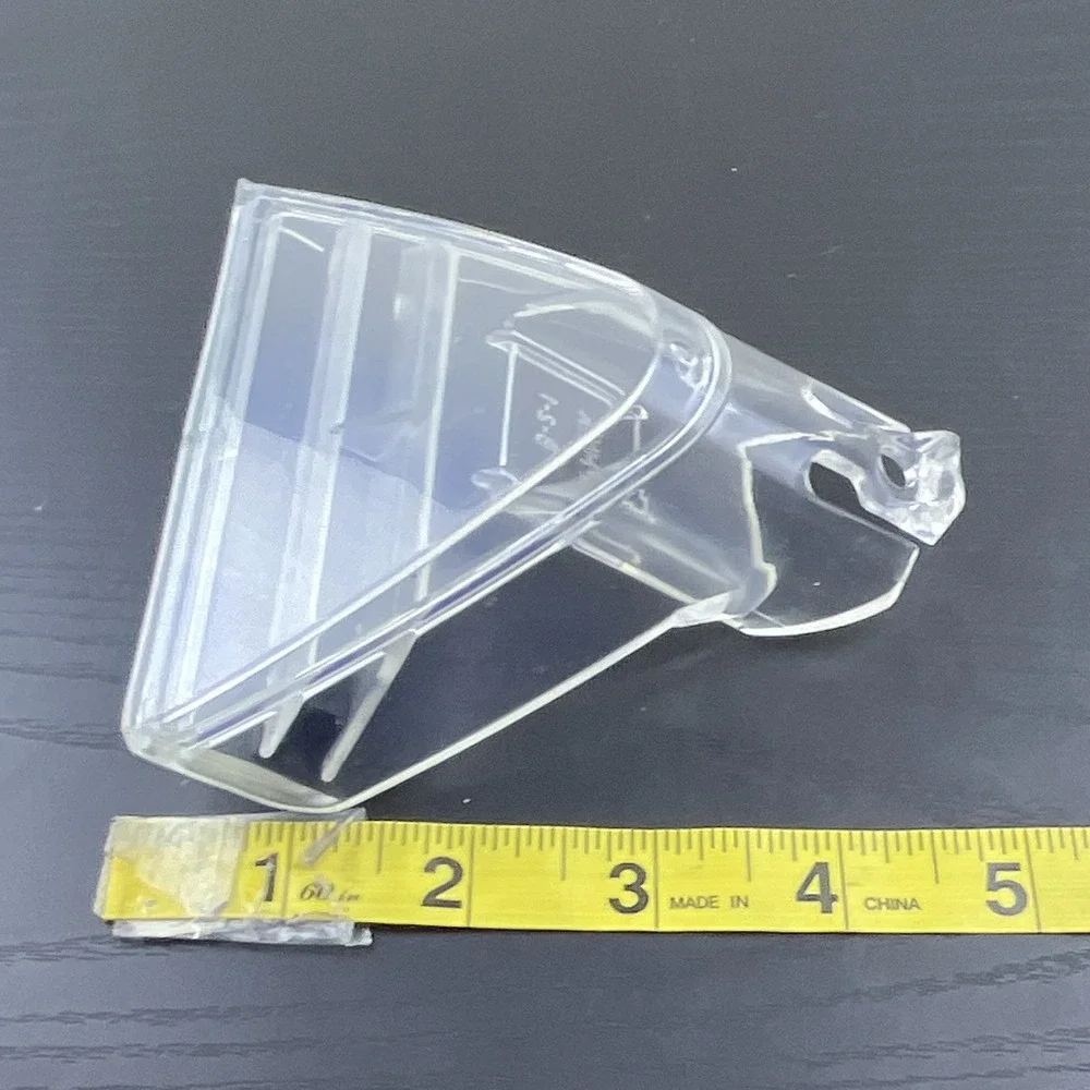 Clear Plastic Vacuum Nozzle Attachment w/ Green Brush Universal B-2-1